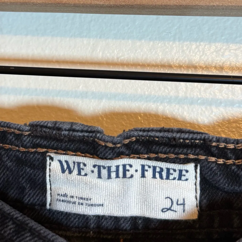 We The Free People Haywire high-rise skater jeans in a washed black - Image 3