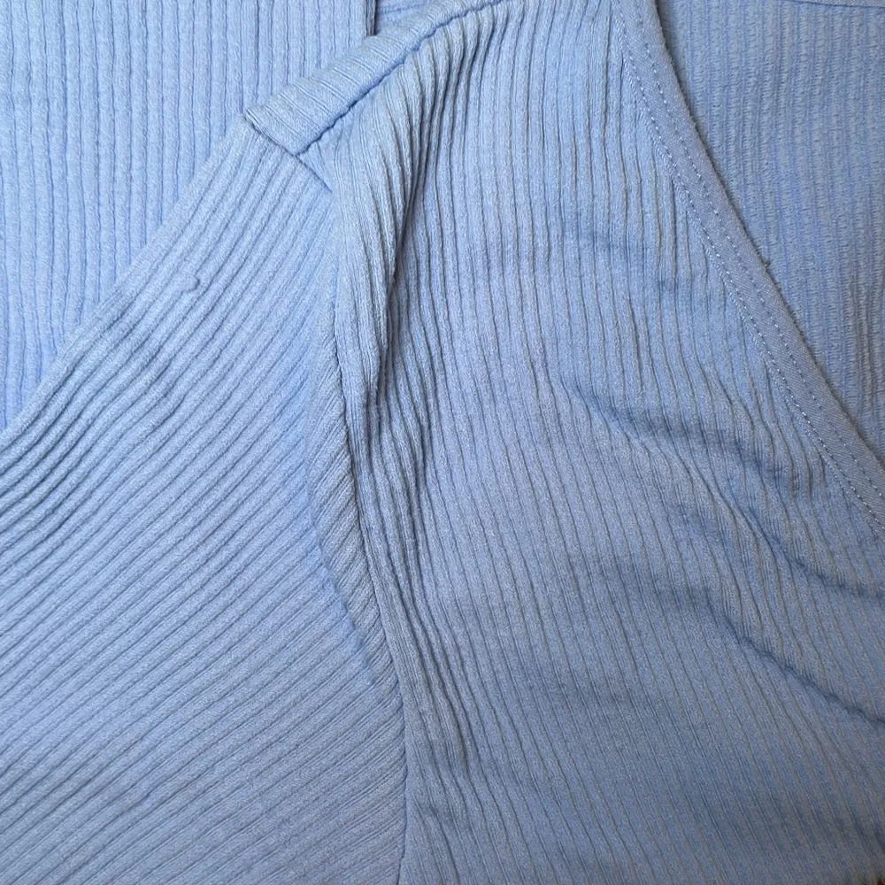 Light Blue Long Sleeve Crop Top - Image 6