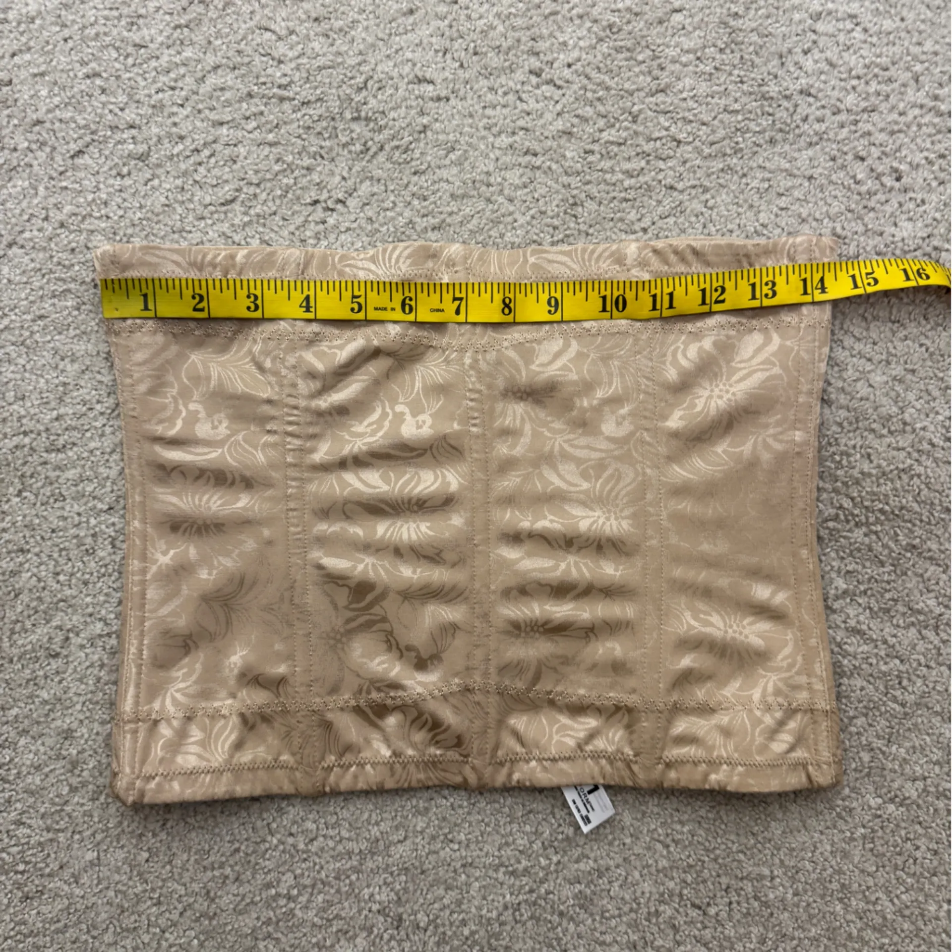 Maidenform Tan Floral Women's Corset Top - Image 5