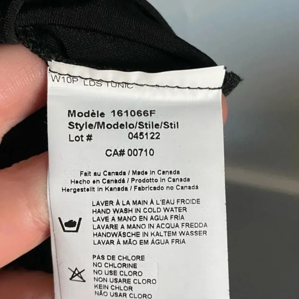 Joseph Ribkoff • NWT Solid Black Handkerchief Hem Tunic Blouse - Image 8