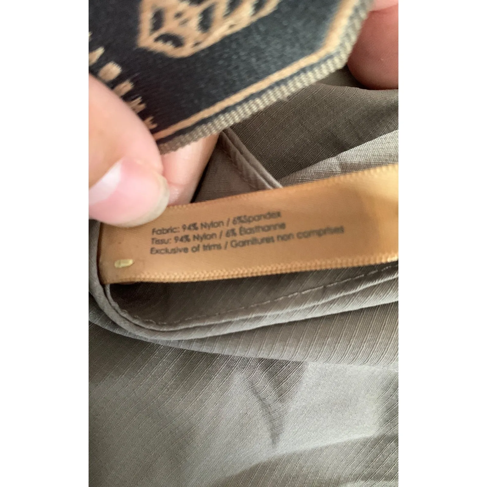 Indygena Esi women's small tan long pant jumpsuit - Image 6