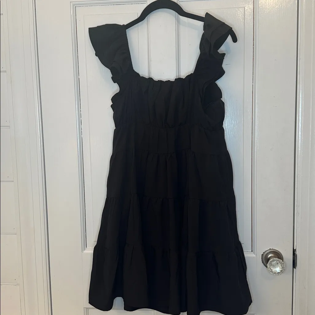 Endless Rose Black Tiered Dress size XS EUC - Image 4