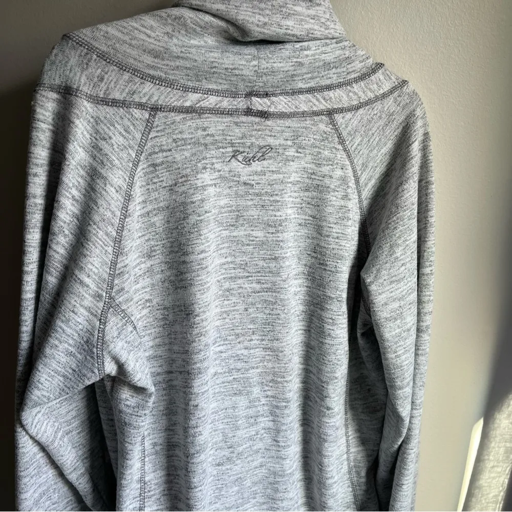 Kuhl Lea Pullover Sweatshirt Cowl Neck Gray Large - Image 7