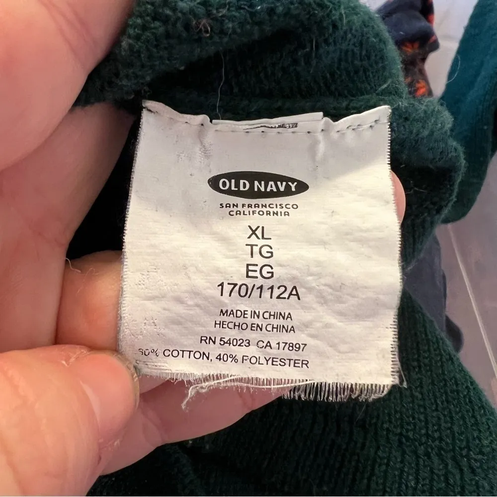 Old Navy Classic Crewneck Sweater Emerald Green - Image 13