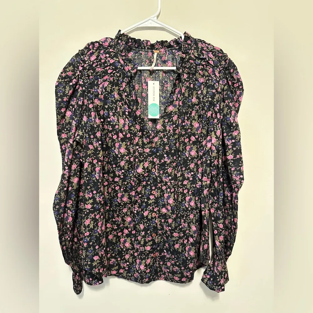 NWT Free People Meant To Be Blouse Size L - Image 4
