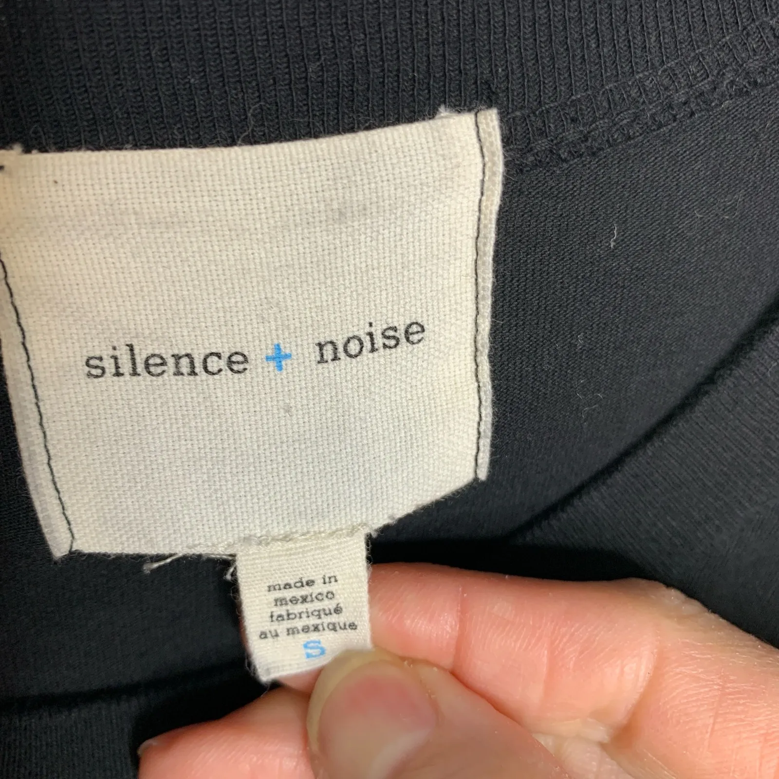 Urban Outfitters Silence + Noise Black T shirt Dress Cutout Sz Small - Image 6