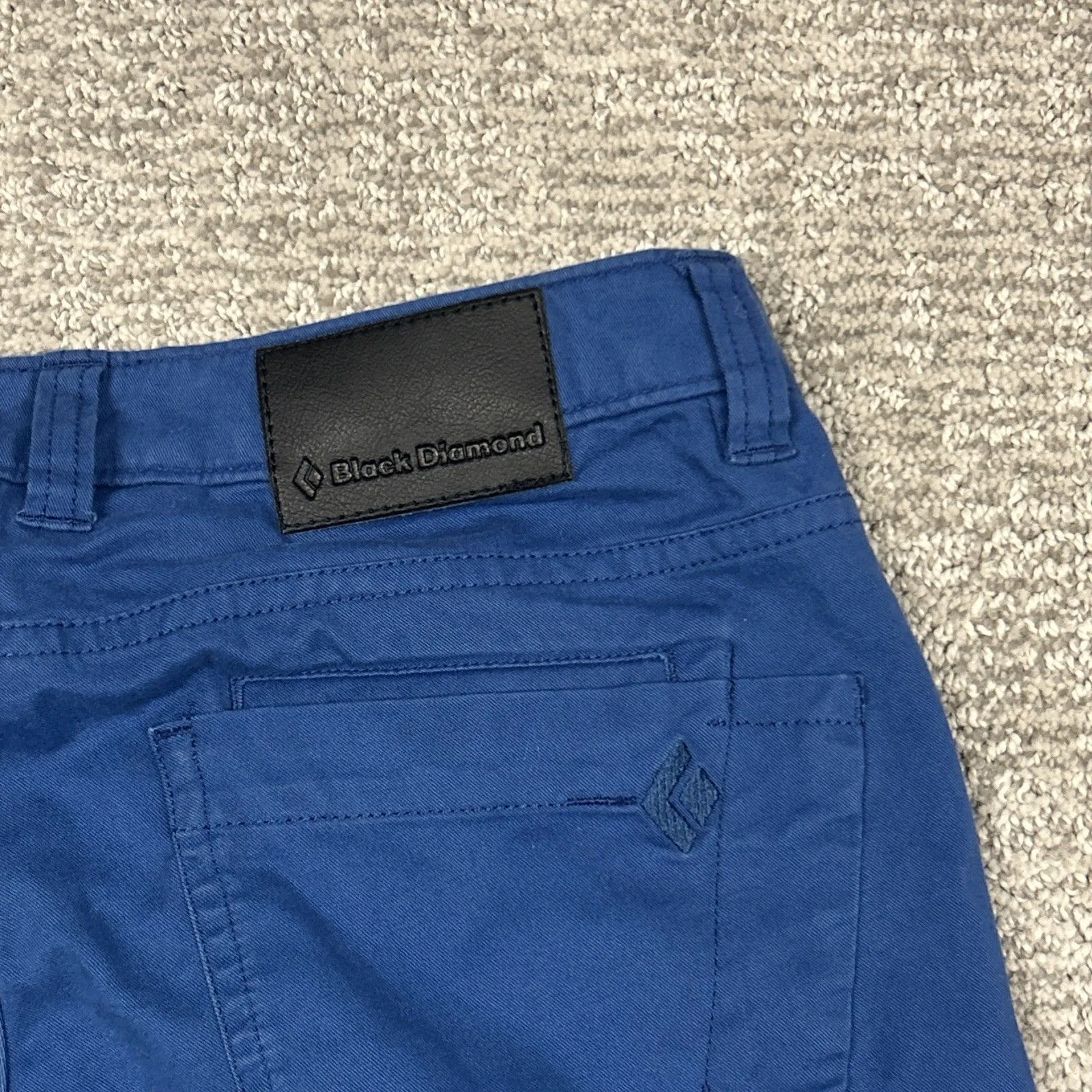 Black Diamond Pants Womens 2 Blue Cotton Outdoor Hiking Pockets - Image 8