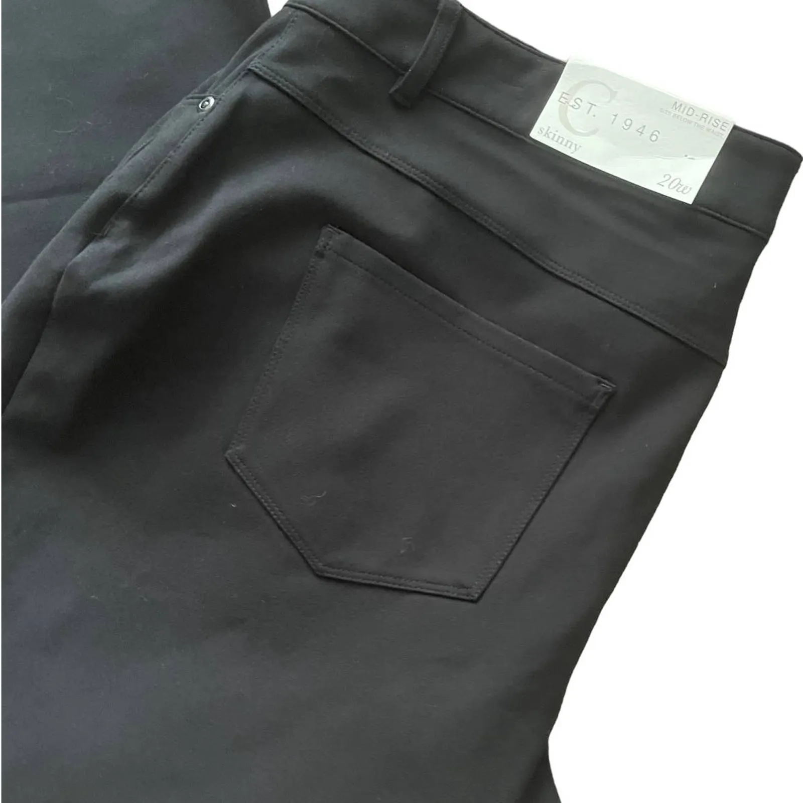 Cato Women Pants 20WP Black Stretch Comfort Workwear Office Academia Travel‎ NEW - Image 5