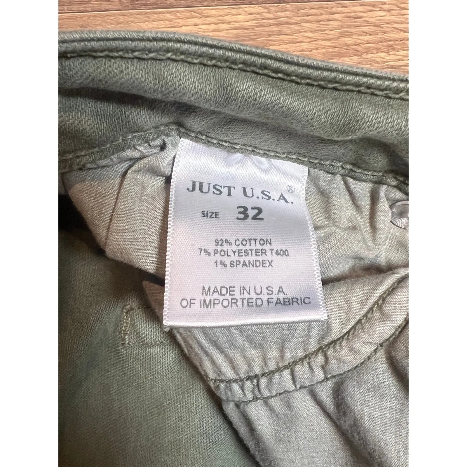 Just USA Women's Skinny Stretch Ankle Jeans Green Size 32 - Image 5