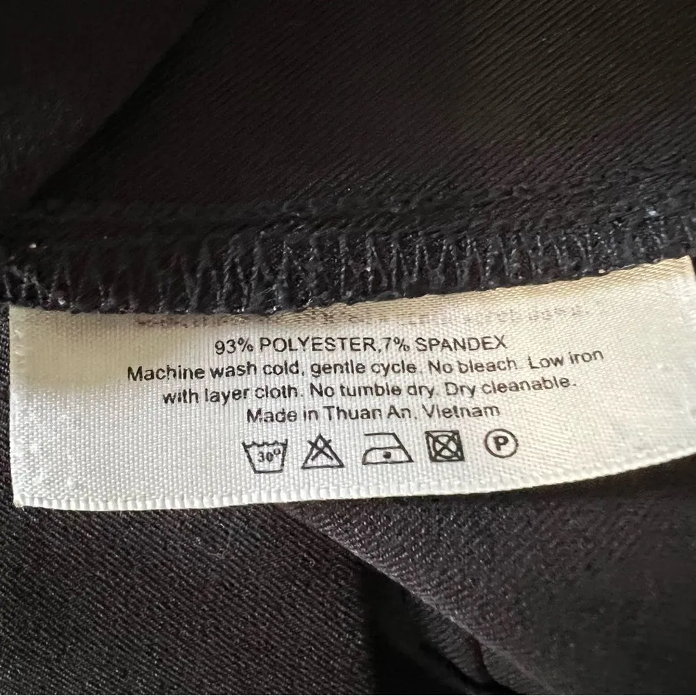 MM Lafleur Black 3/4 Sleeve Sheath Dress Career Work Office Size 2 - Image 7