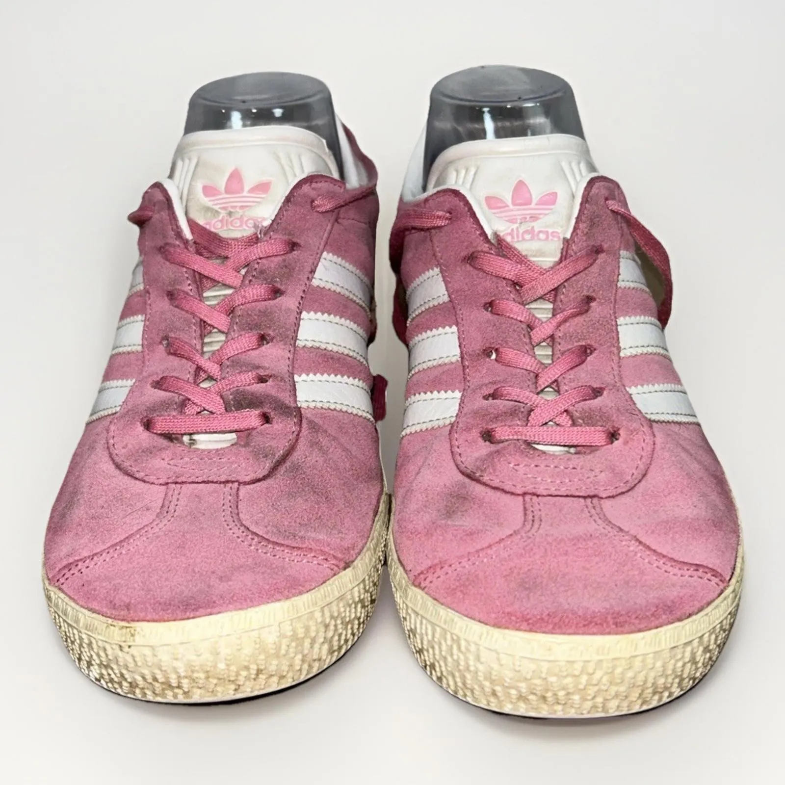 ADIDAS Gazelle Pink Glow Cloud White HQ4412 | US Size 6 - Image 1