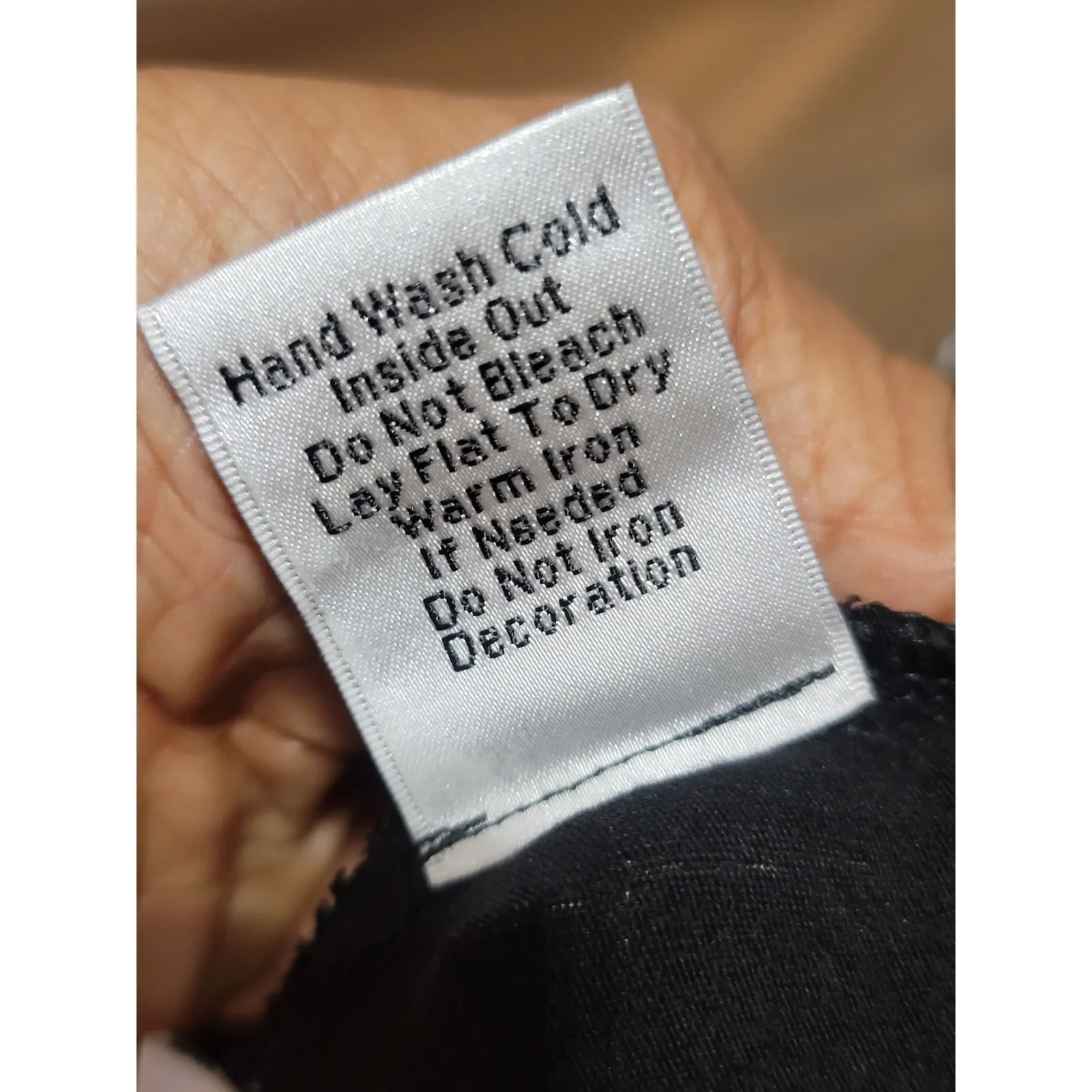 CAbi Top Women's Size L Black Long Sleeve V Neck Floral Sequin Beaded Stretch - Image 11