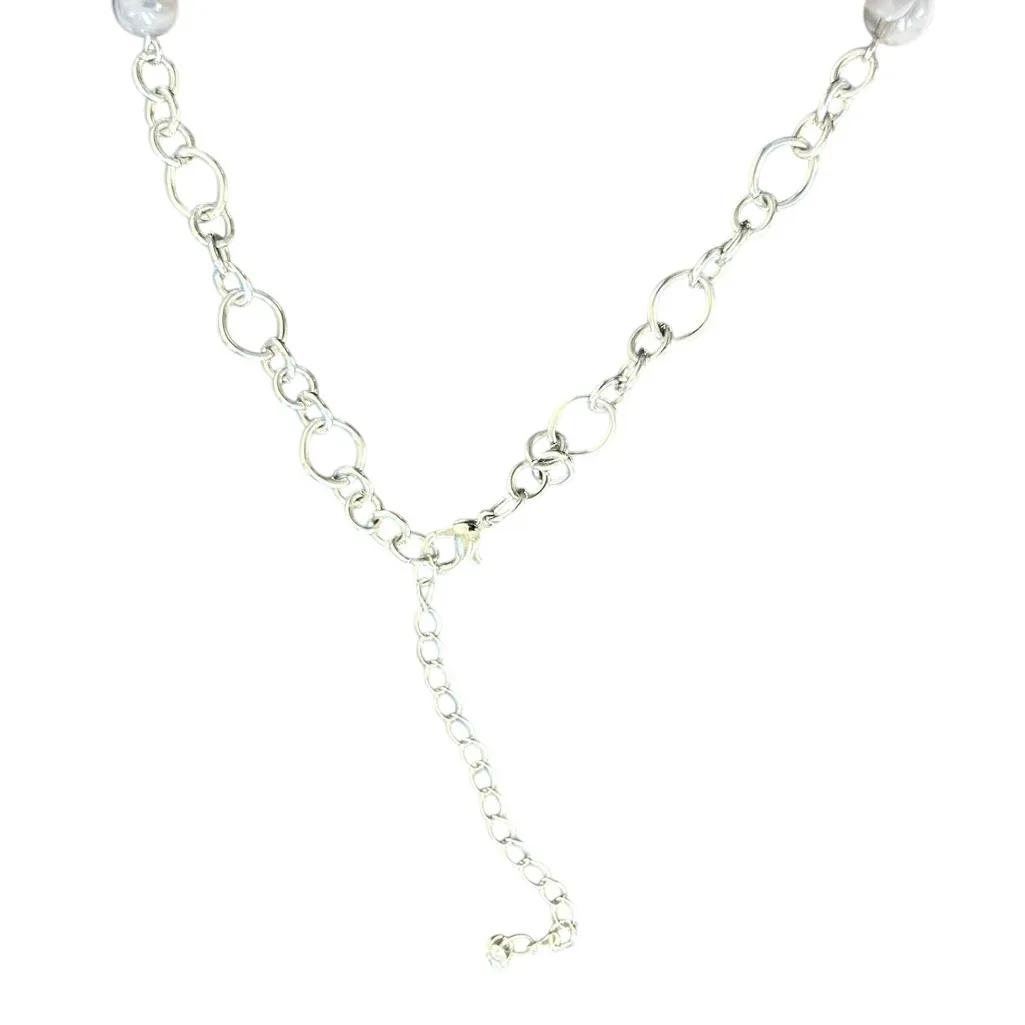 BRIGHTON Glamour Pearl bib necklace Silver - Image 3