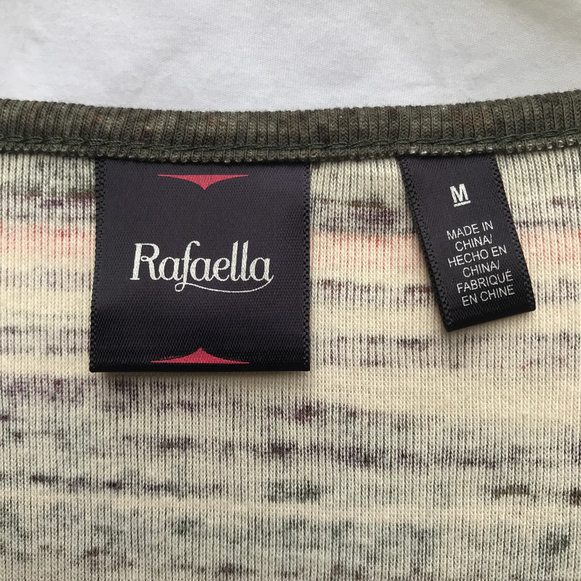 NWT M  Long Sleeve Blouse Top Shirt Women’s Holiday Stripe - Image 8