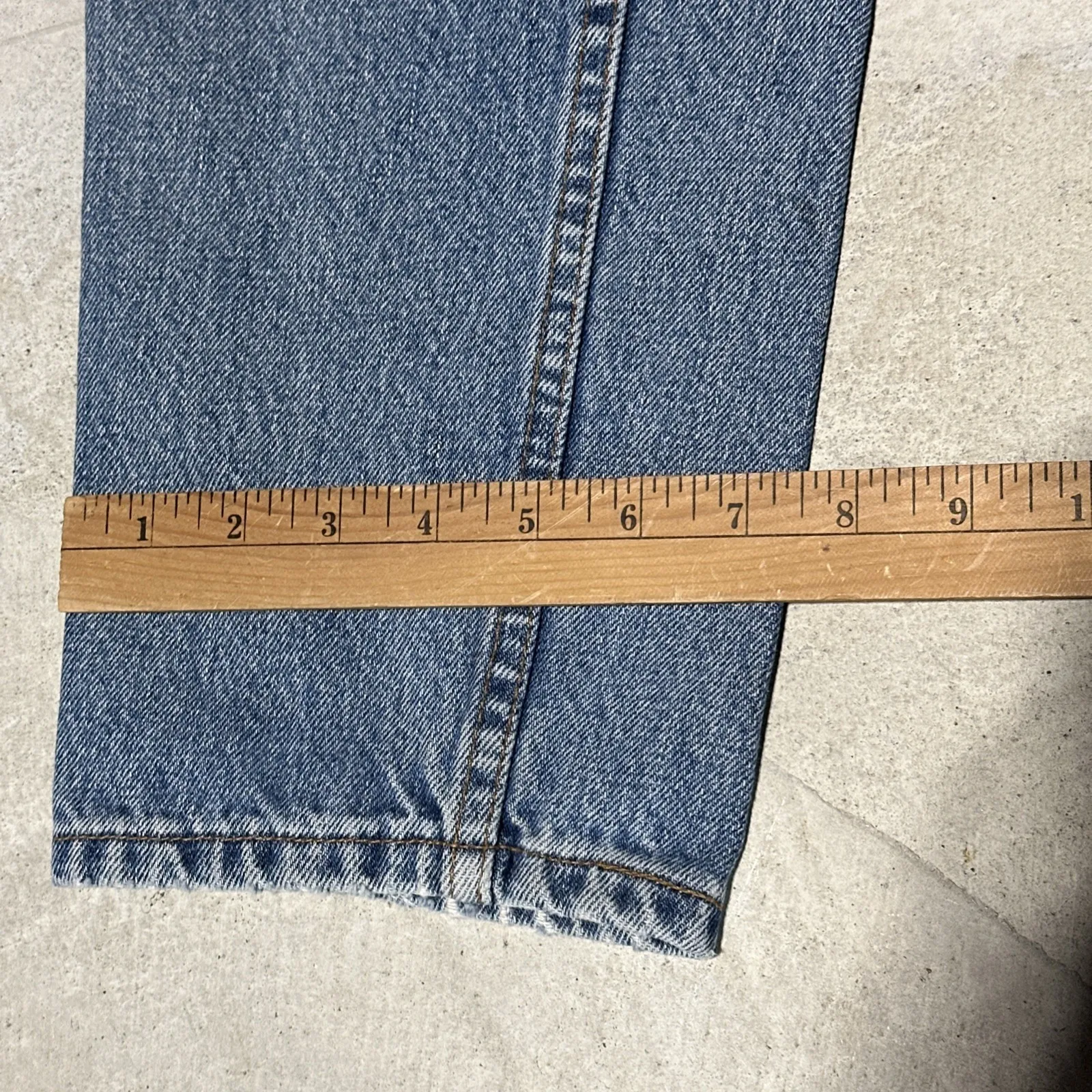 Vintage Levis 550 Jeans Women's SZ 10 Relaxed Fit Tapered Leg 100% Cotton 90s - Image 9