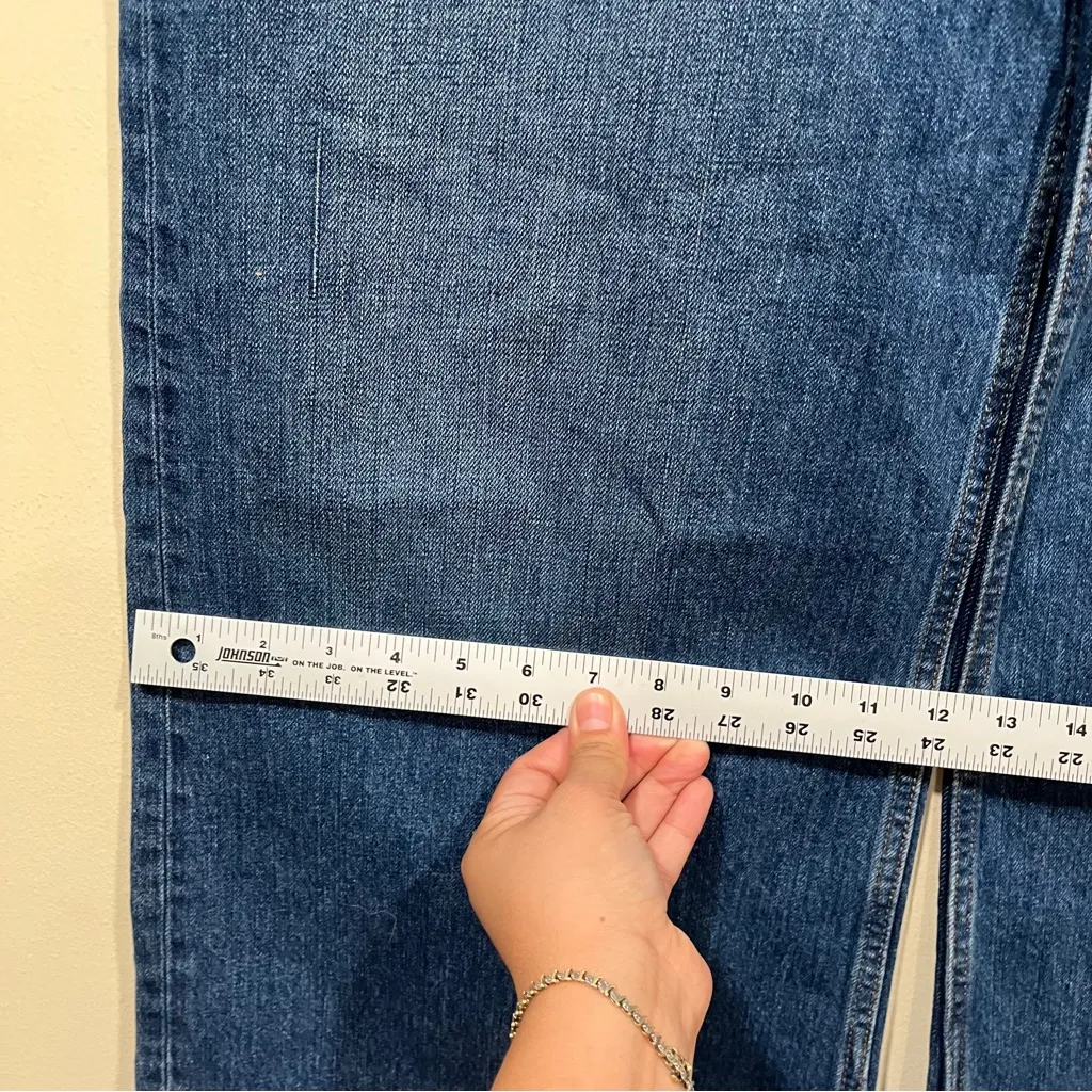 RE/DONE 70s  Wide-Leg Jeans in 60s Fade Organic Cotton Size 29 NWT Baggy - Image 3