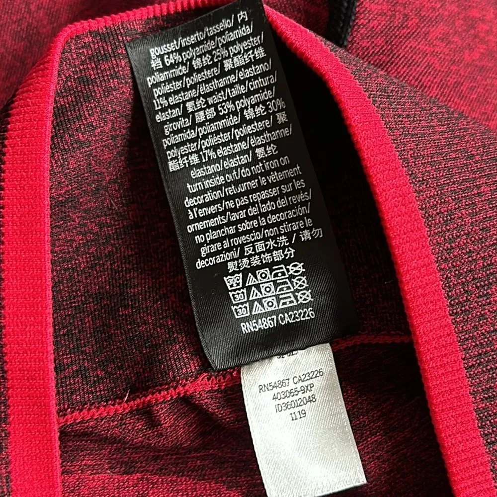 Victoria’s Secret Pink Red Pepper Marl Seamless Contour Leggings Medium - Image 7