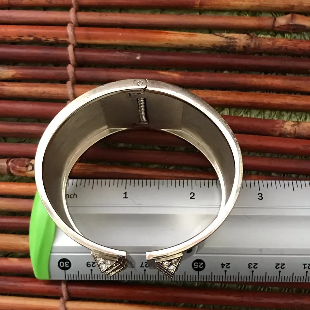Victoria's Secret  Cuff Bangle with Rhinestones - Image 8