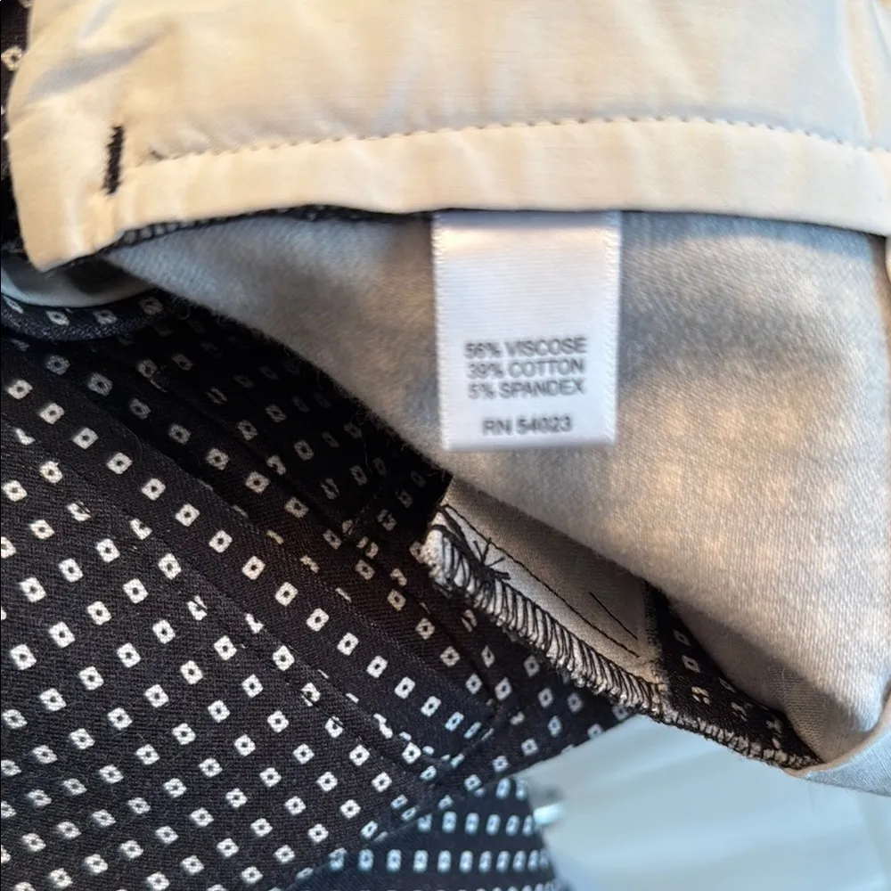 Banana Republic| Black/White Stylish Houndstooth Ankle Pants-Sloan - Image 9