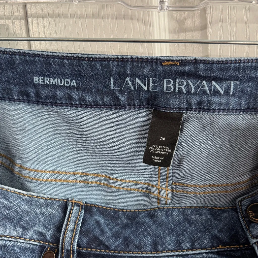 Lane Bryant denim Bermuda shorts size 24 - Image 4