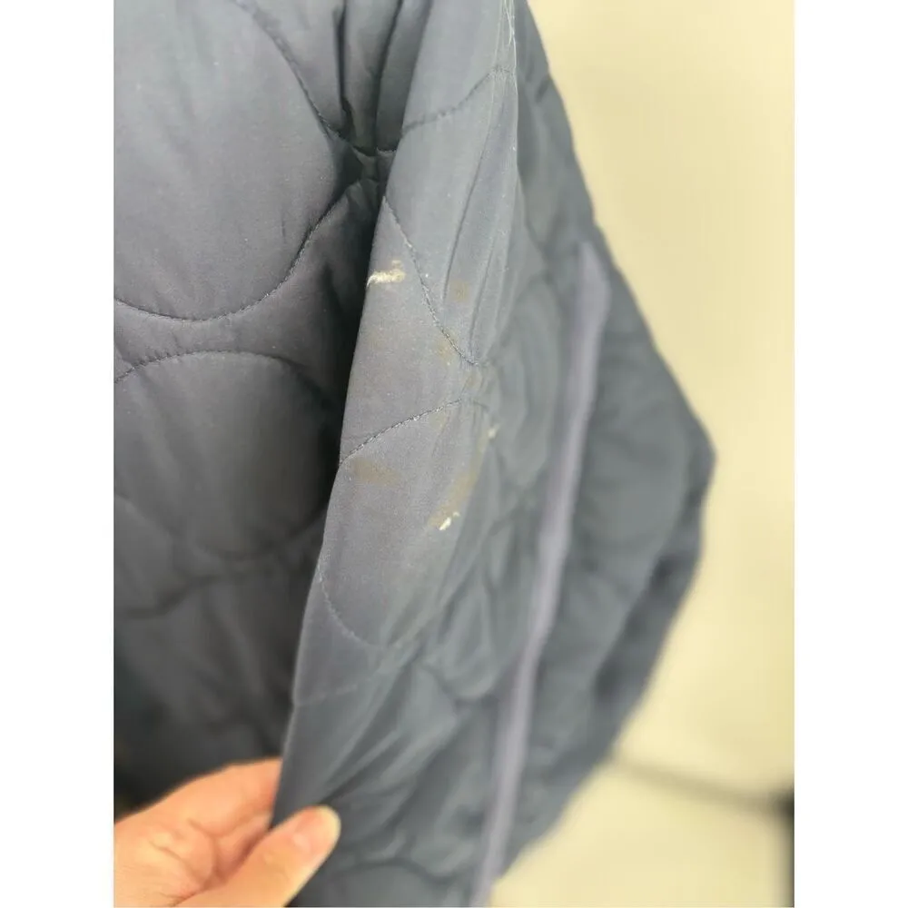 J. Crew Womens Navy Primaloft Insulated Quilted Signature Puffer Jacket Size 3X - Image 8