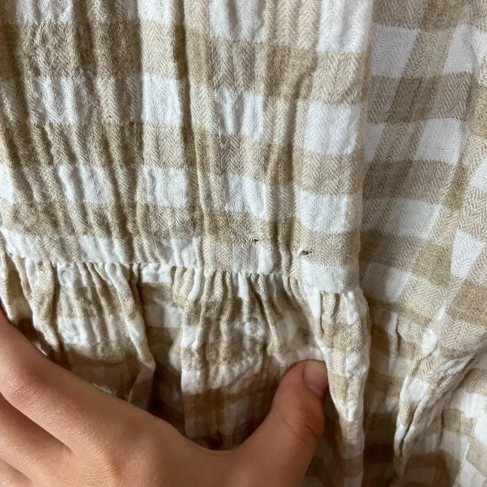 Hatch The Aurora Mini Dress Gingham Print Size 3/Large - Image 8