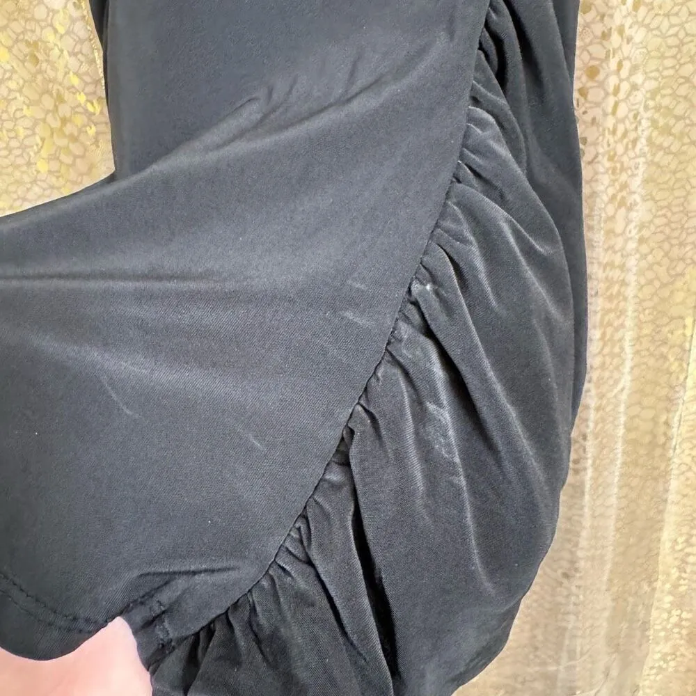 Express Black Slinky Surplice Tie Front Tank Top Small NWT - Image 5