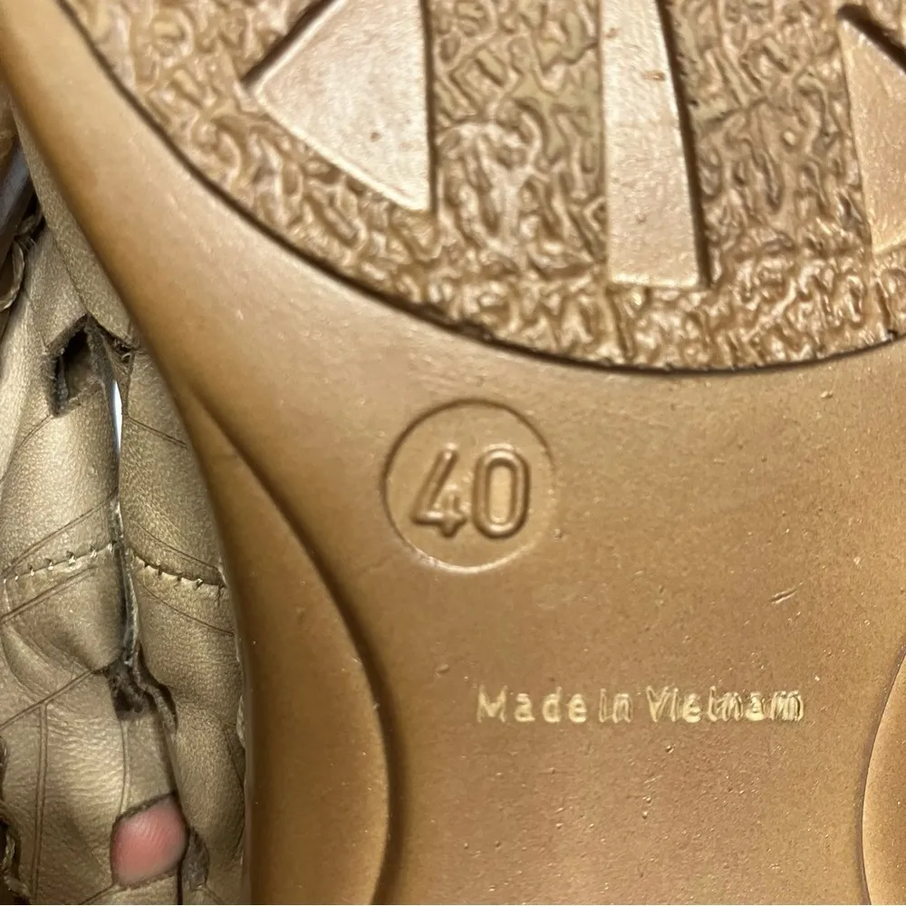 Rieker Doris 75 cut out‎ shoes tan size 40 - Image 8