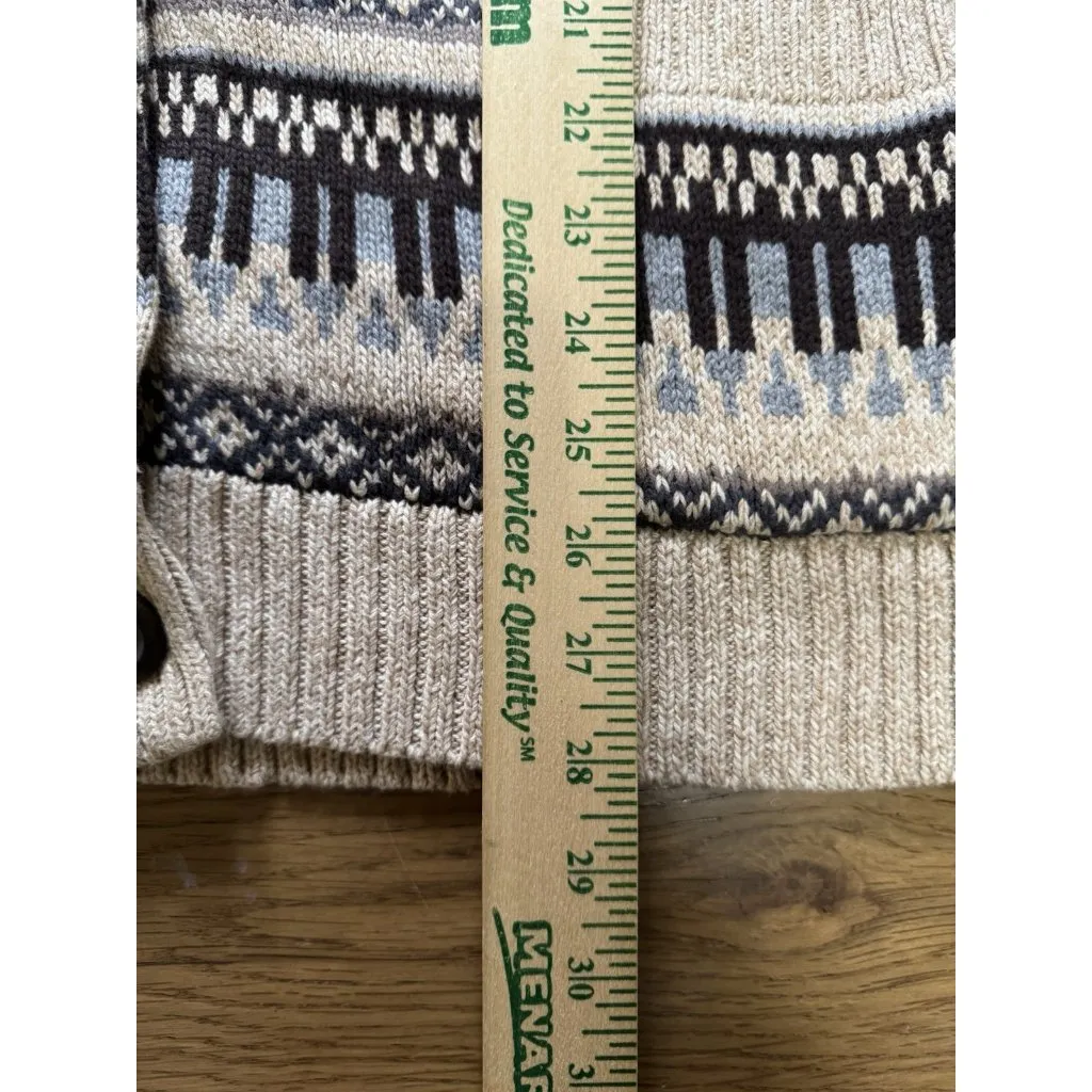 Eddie Bauer Women Cardigan Sweater Sz‎ XL Button Front Pockets Cotton NWOT VTG - Image 4