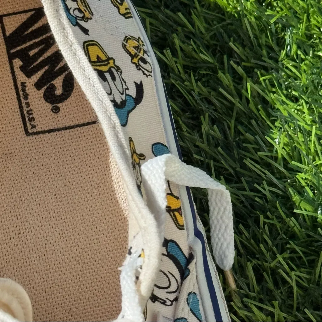 Vans X Disney Authentic “Donald Duck” Vintage 1995 Low Top Sneakers Size 8.5 - Image 12