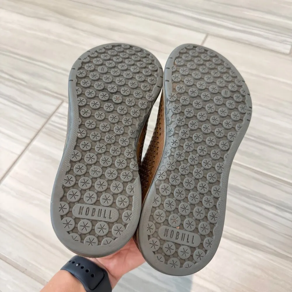 Nobull Sand Leather Athletic Workout Sneakers Comfort in Brown Womens Size 7 - Image 8