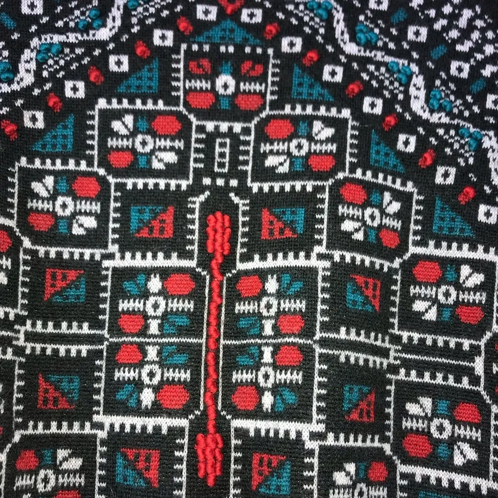 J.CREW X-Small XS Merino Knotted Scarf Sweater - Image 3