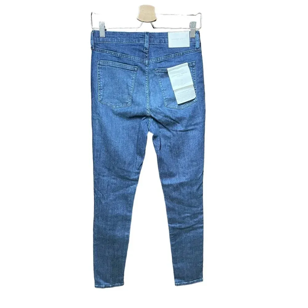 Jonathan Simkhai Rae High Rise Ankle Skinny Jeans Dark Monterey Size 28 Blue - Image 5