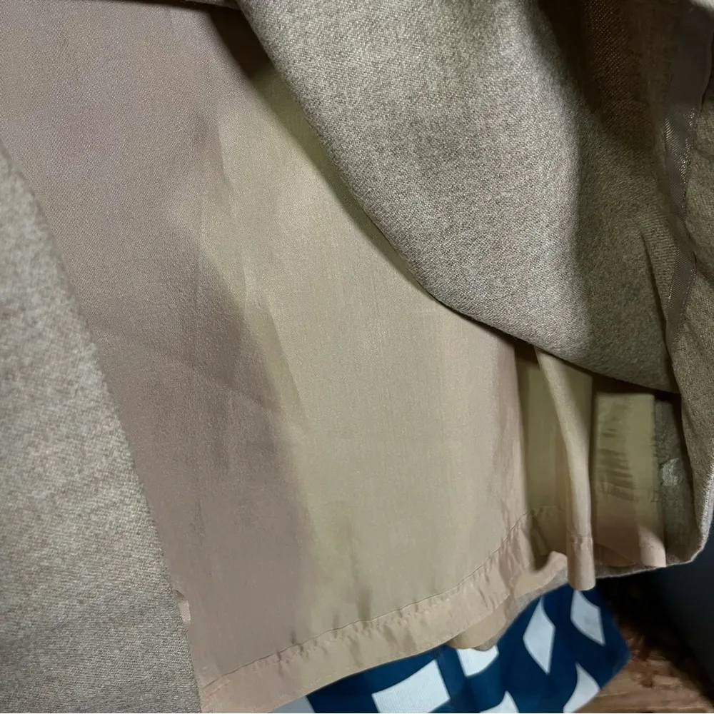 Jones New York Vintage New Wool Midi Knee Skirt A Line Office‎ 80's Corporate - Image 7