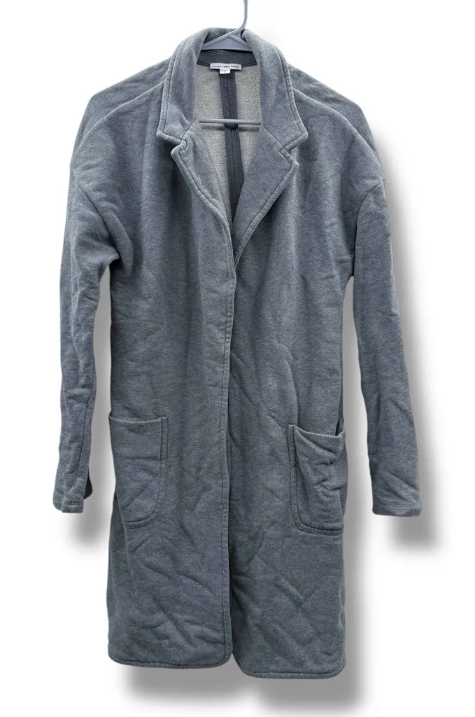 Standard James Perse Gray Long Sleeve Open Long Cardigan Sz 3 (L) - Image 1