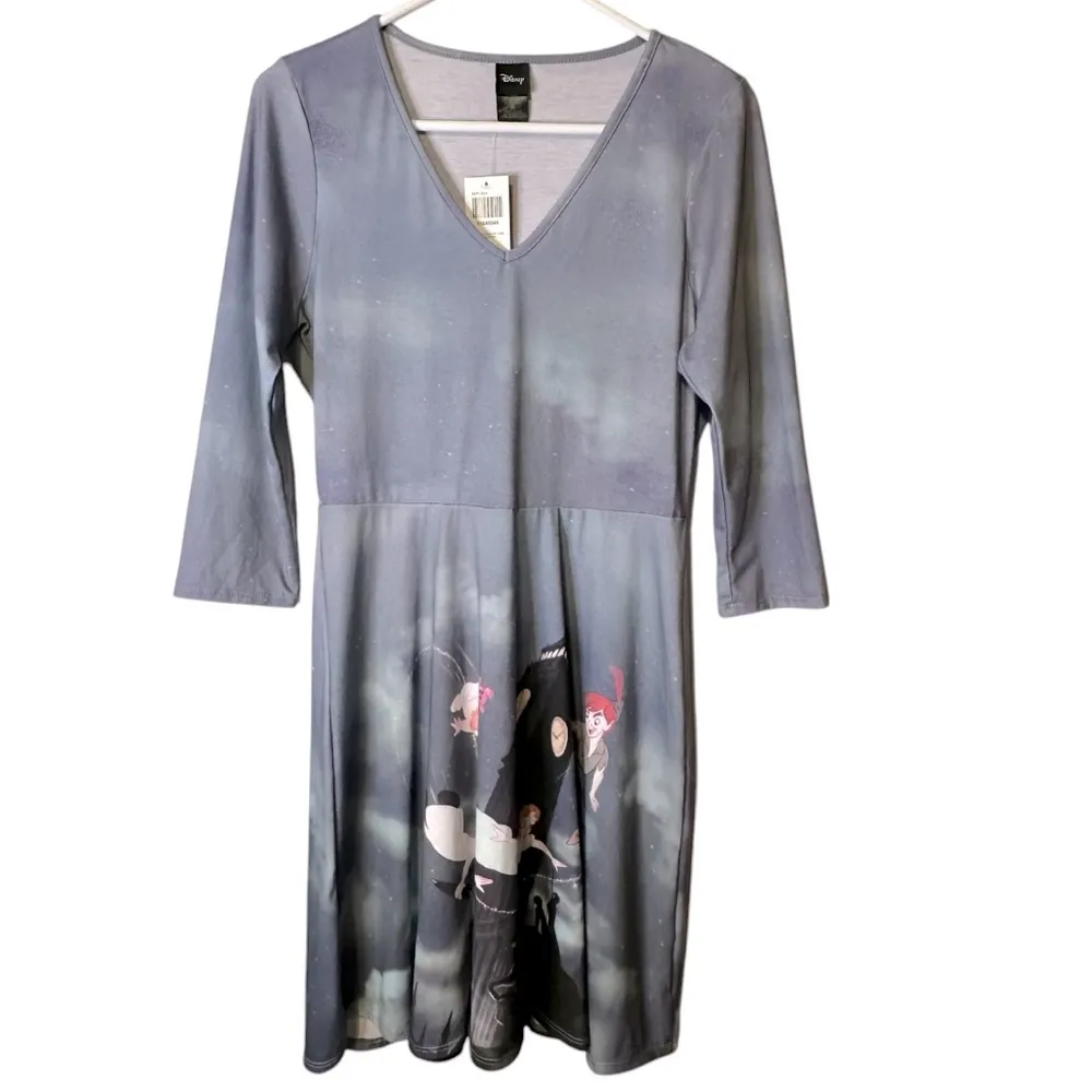 Disney Peter Pan Flying Scene Skater Dress Hot Topic‎ NWT Women Medium #11045044 - Image 3