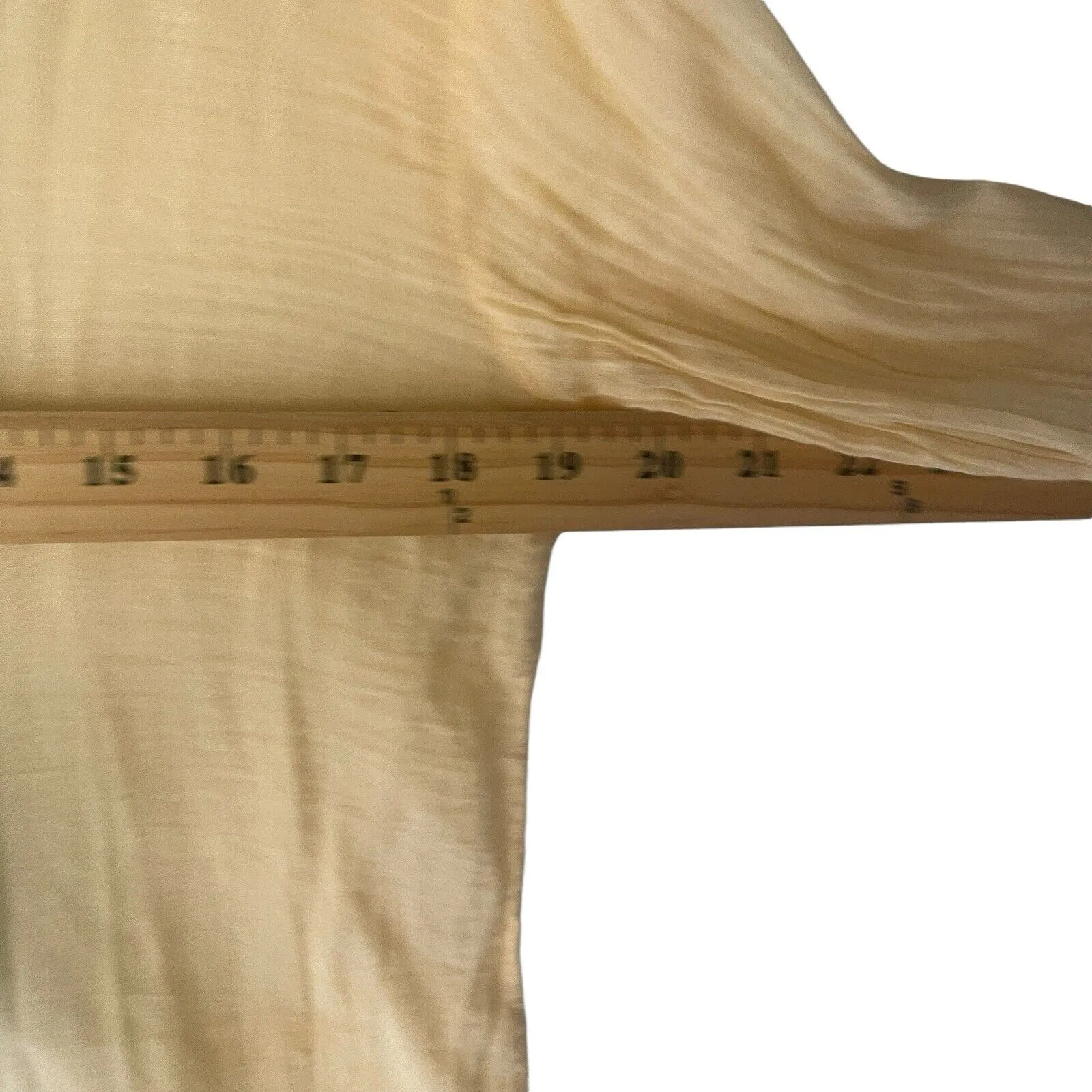 Occhi Blu‎ Women's L/XL Sheer Beaded India Orange Blue Celestial Gypsy Tunic Top - Image 11