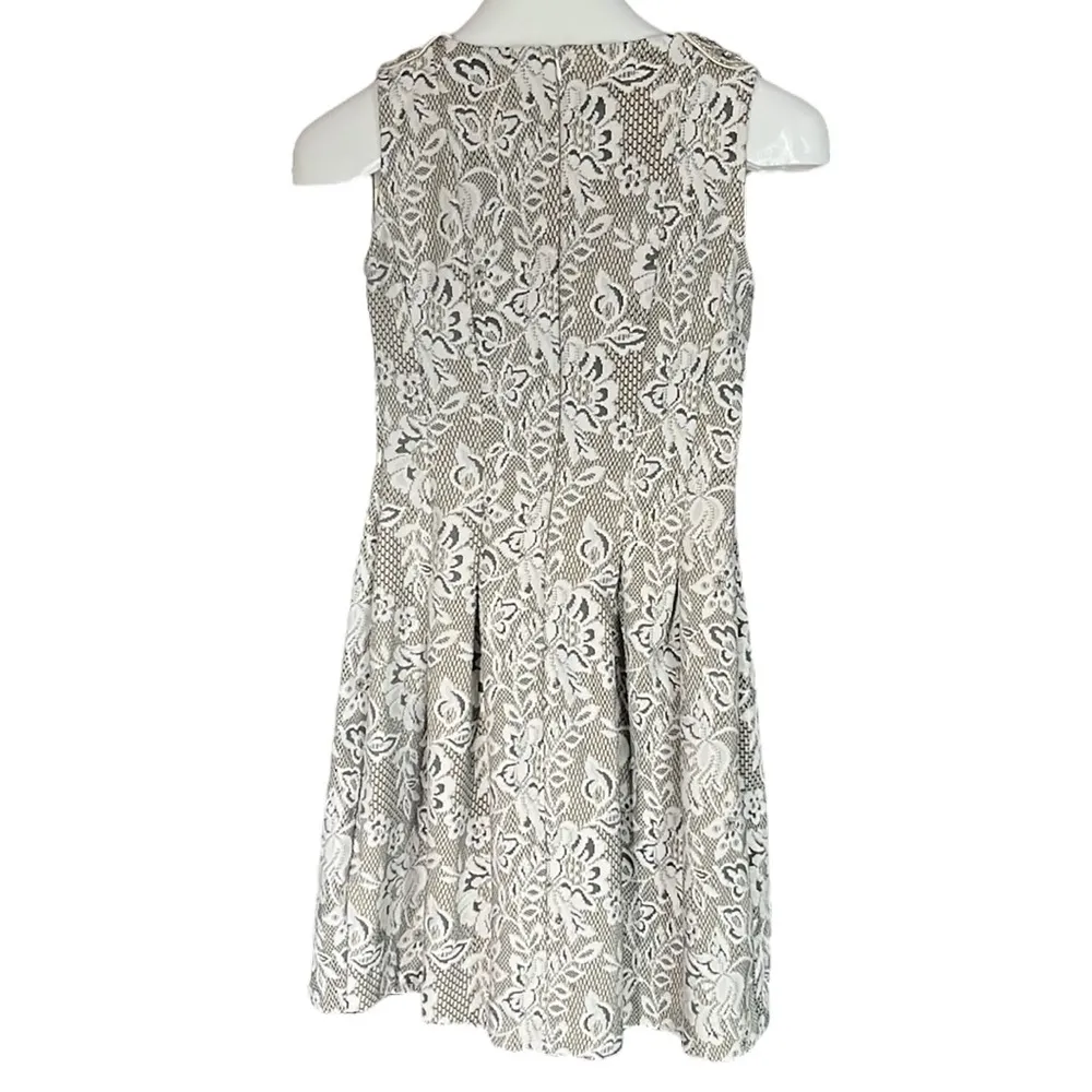 Zara embroidered embellishment fit and flare dress - Image 8