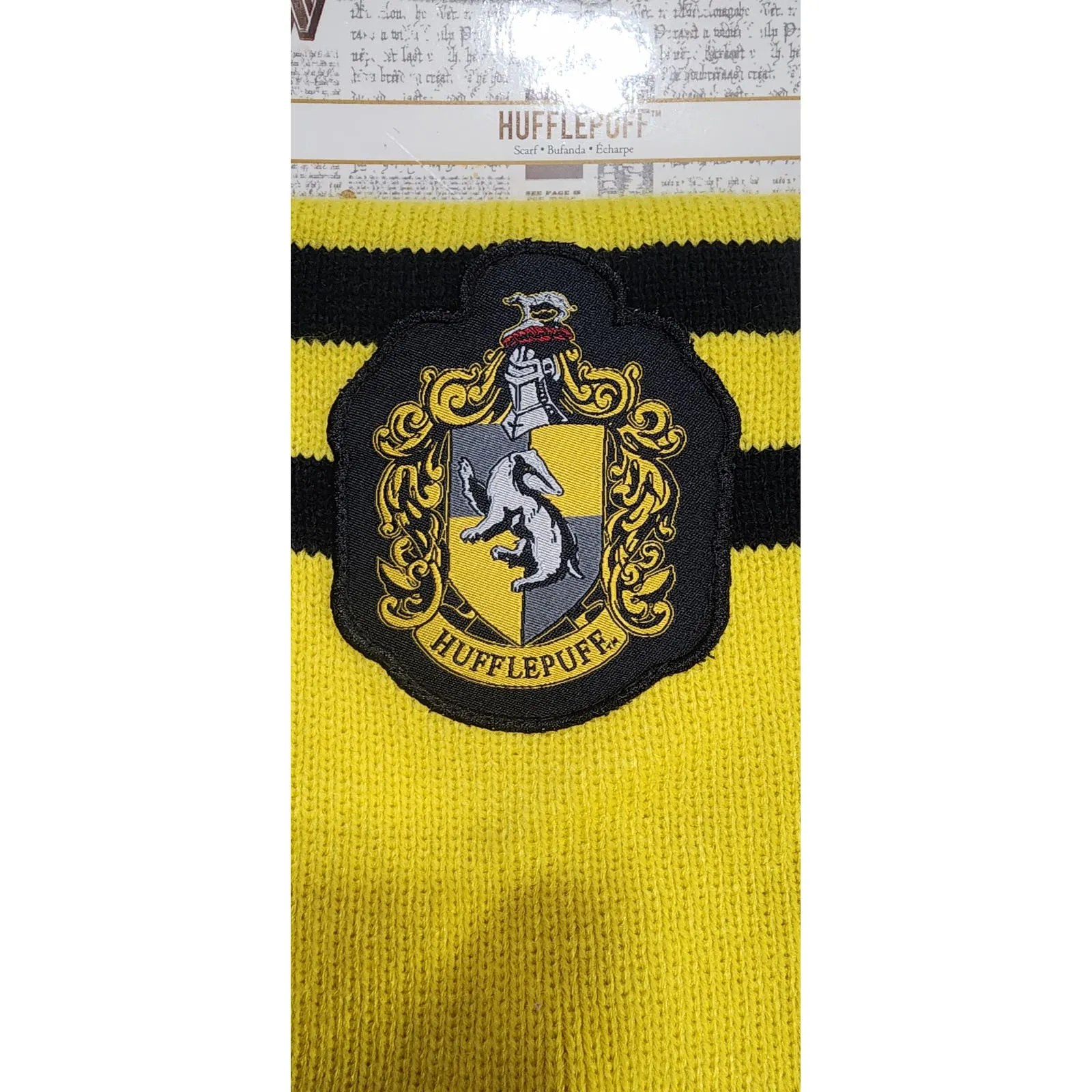 harry potter Hufflepuff scarf Yellow - Image 4