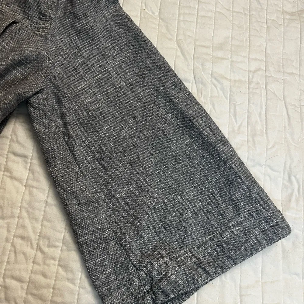 Loft light blue linen bell sleeve jacket - Image 9