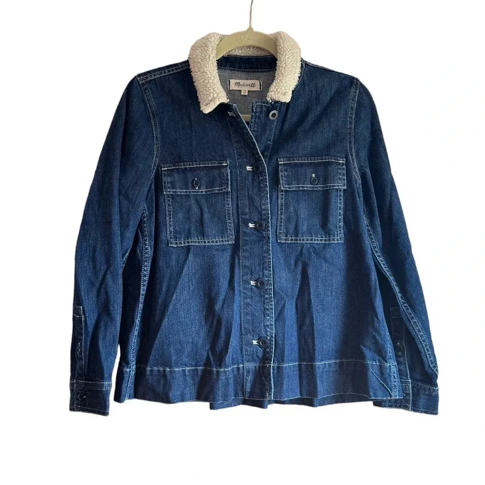 MADEWELL NORTHWARD CROPPED DENIM JACKET - Image 3