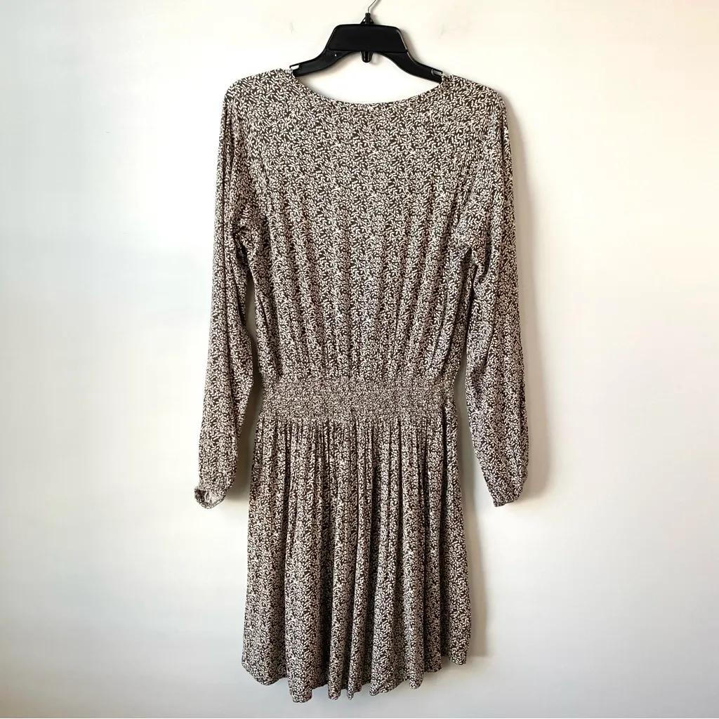 Faherty Montara Leaf Long Sleeve Dress S - Image 9