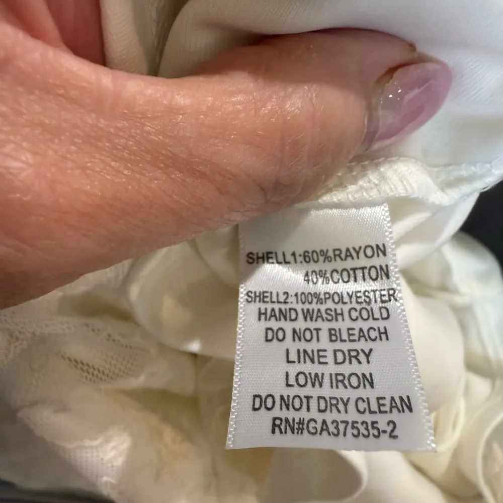 Monteau Ivory Lace Mini Dress - Image 6