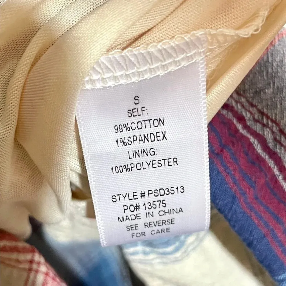 Plaid Square Neck Midi Dress With Pockets - Image 5