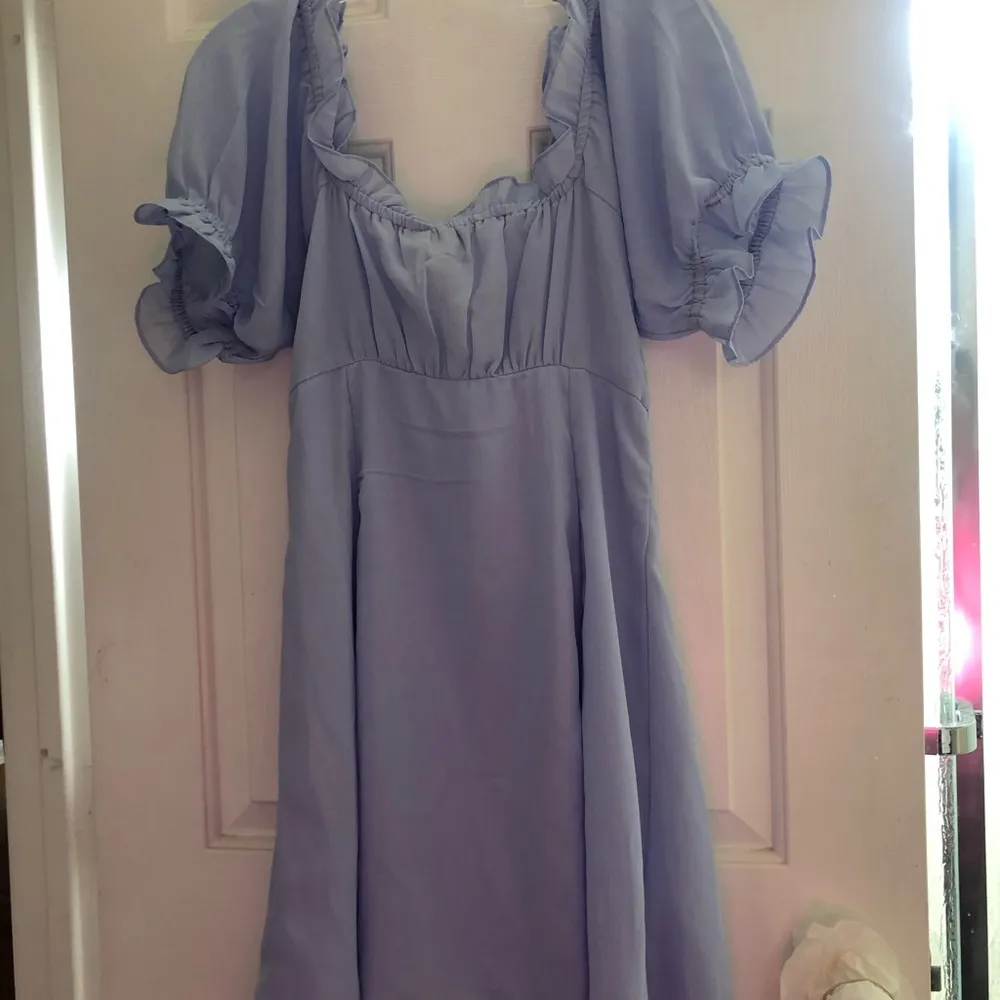 ASOS Scoopneck Baby doll dress Baby Blue sz6 NWT - Image 4