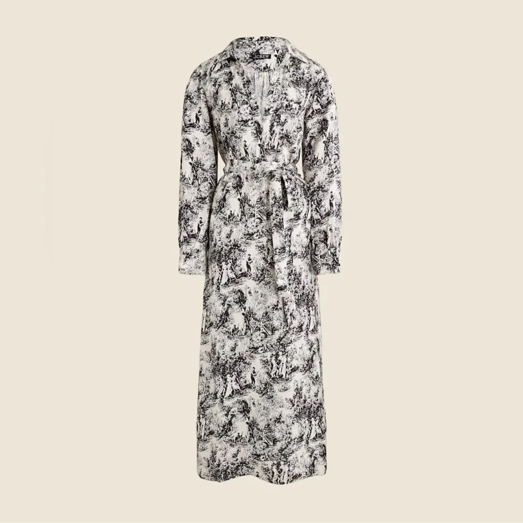 J.Crew Bungalow dress in toile drapey viscose twill CF143 - Image 2