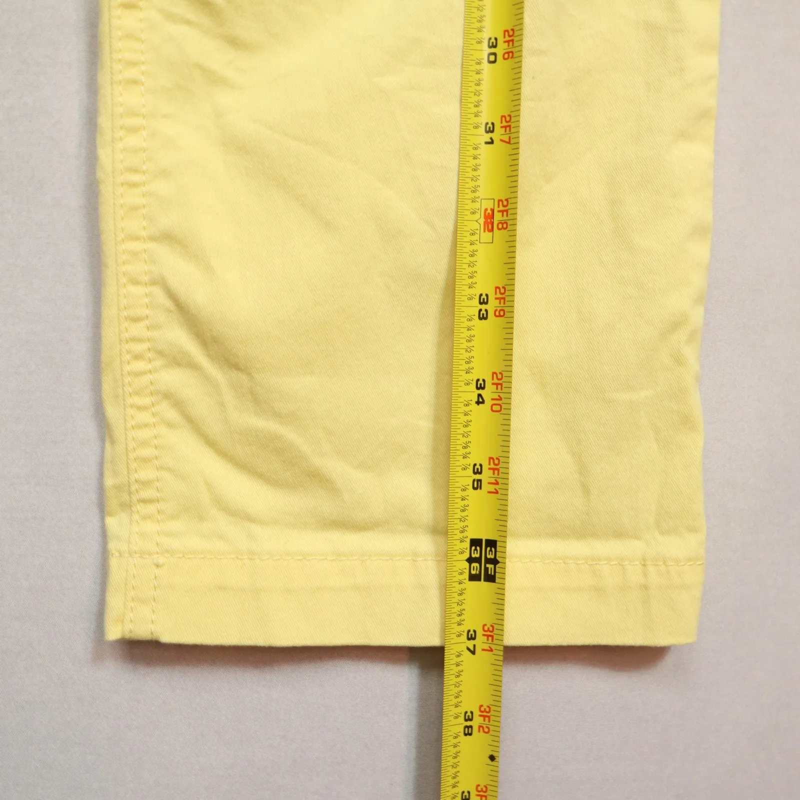 Loft Yellow The Monroe Slim Colorful Soft Tapered Pastel Vibrant Chino Pants 8 - Image 7