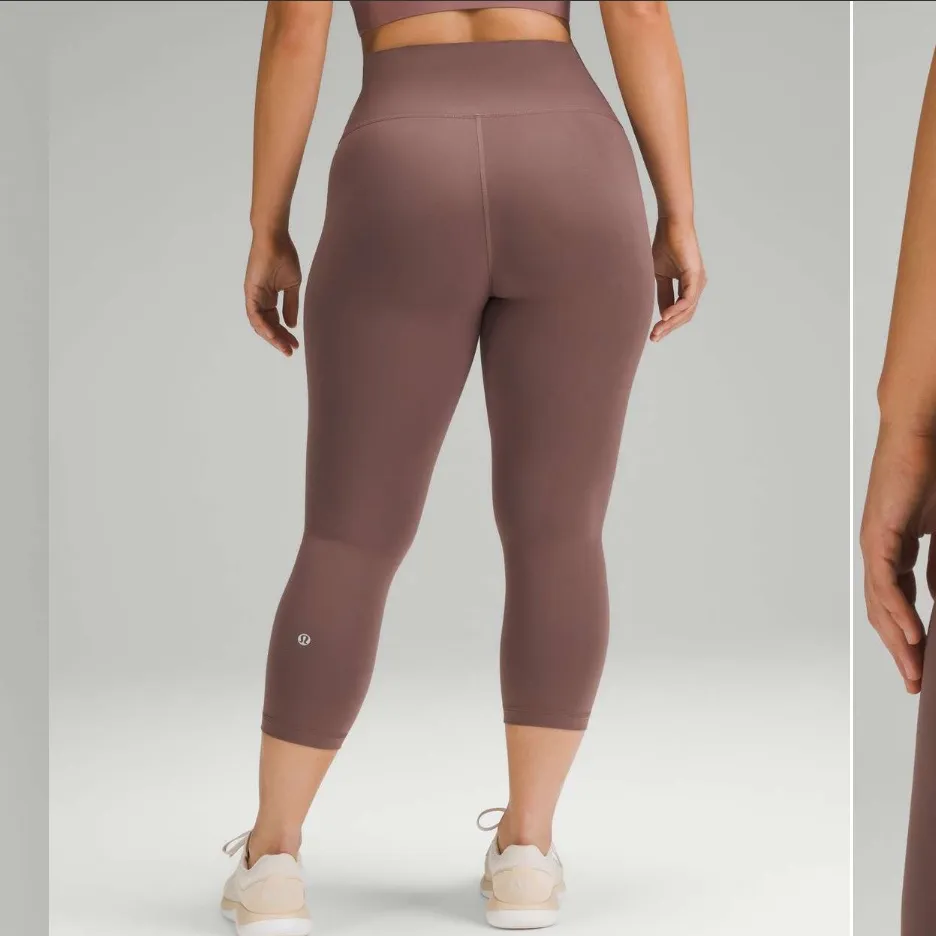 Lululemon Wunder Train Contour Fit High-Rise Crop 21"
Dark Oxide Leggings - Image 3