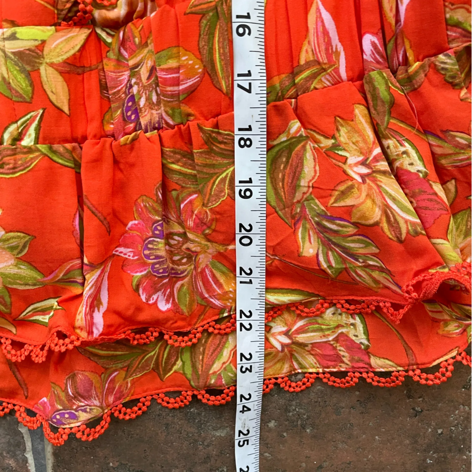 Orange Floral V - Image 7