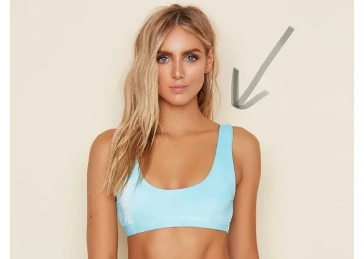 Dippin Daisy’s Tie Dye Bikini Top White Size M - Image 2